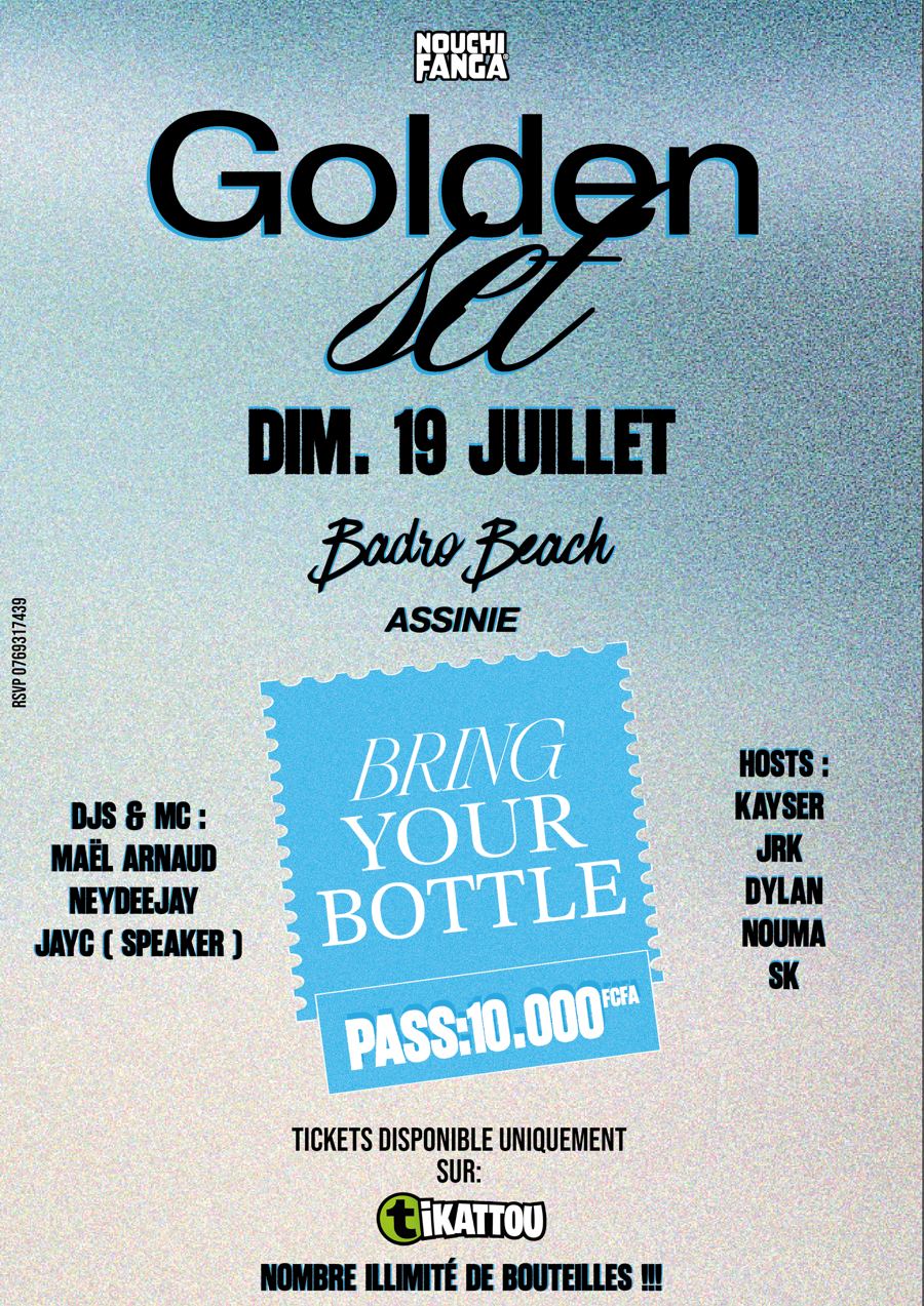 Affiche de l'édition Bring Your Bottle du 19 juillet